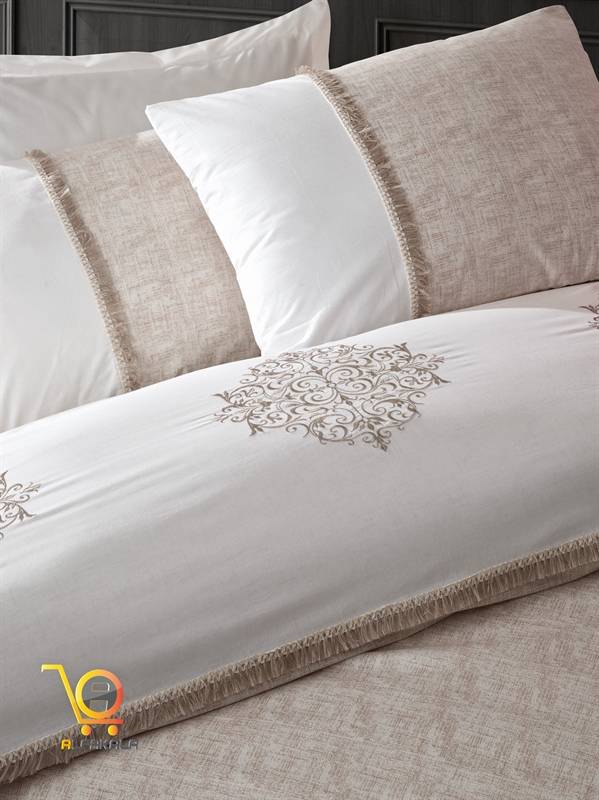 روتختی گلدوزی شده طرح Carel kahve