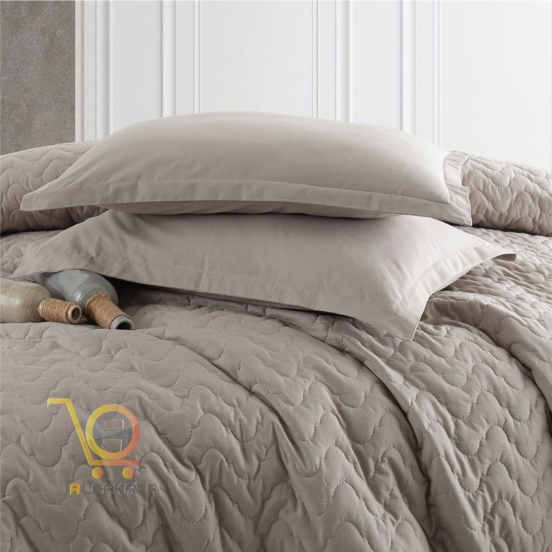 روتختی پنبه دوزی چهارفصل رنگ کرم طرح Atana v3