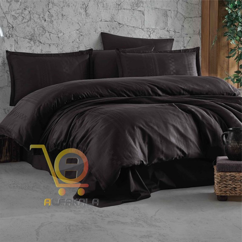 روتختی دونفره ساده مشکی طرح capital v1