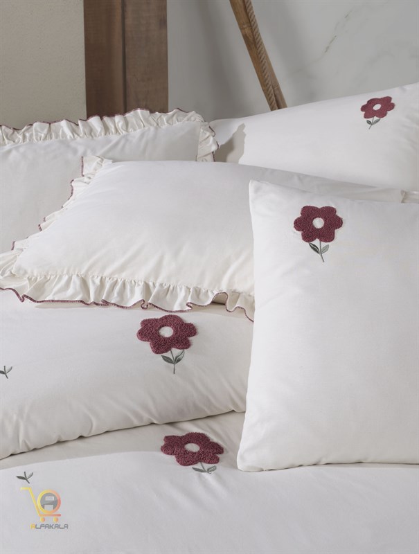 روتختی طرح تک گل قرمز طرح florita visne