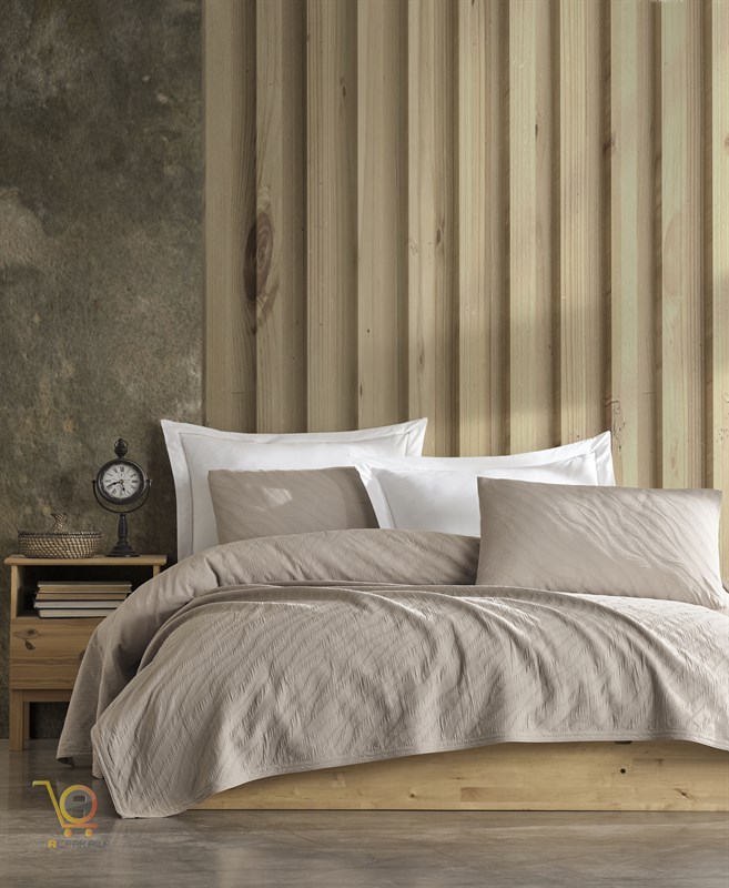 روتختی شش تکه ترک با روانداز رنگ قهوه ای Zebra Bej