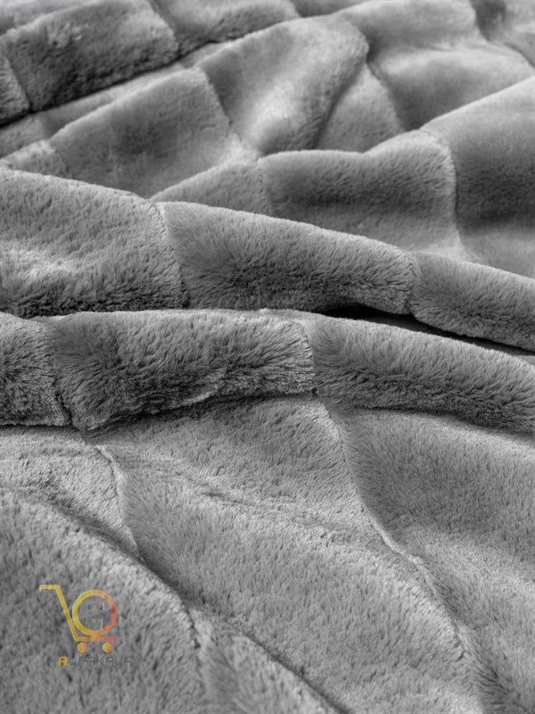 روتختی 5 تکه ترک با روانداز پتویی طرح Trim Antrasit