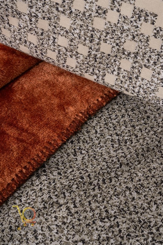 روتختی 5 تکه ترک با روانداز پتویی طرح Oyster tarcin