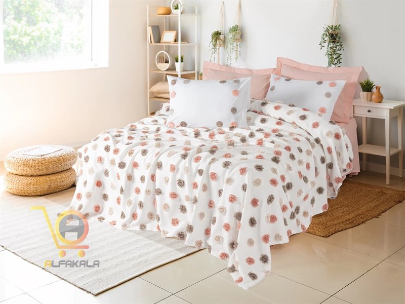 روتختی چهارتکه دونفره طرح دایره bonny alvin