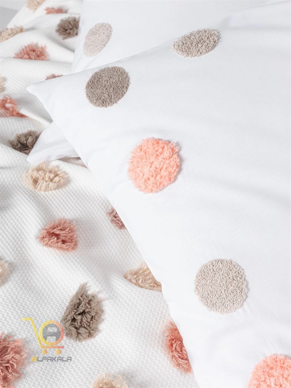 روتختی چهارتکه دونفره طرح دایره bonny alvin