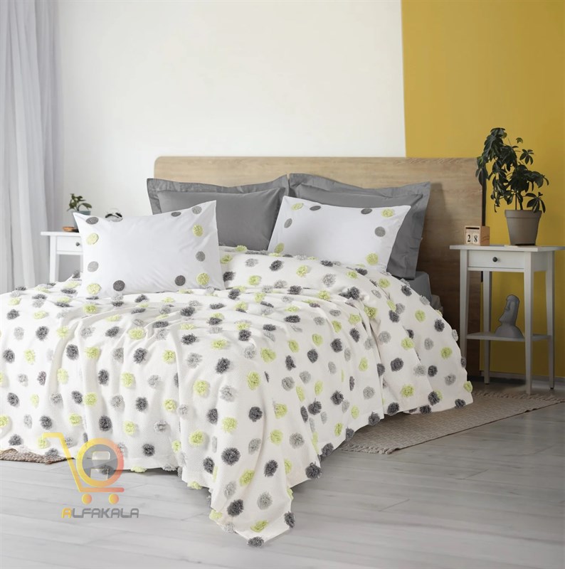 روتختی چهارتکه دونفره طرح دایره bonny alvin