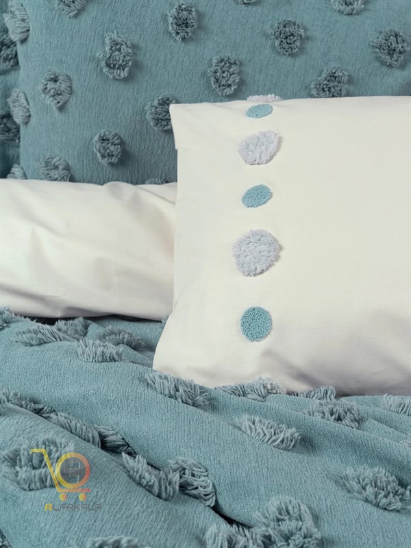 روتختی هفت تکه دونفره طرح برجسته Limi Mint