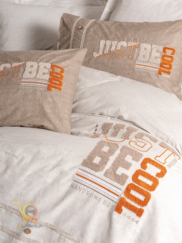 روتختی شش تکه دونفره گلدوزی mood cool kahve